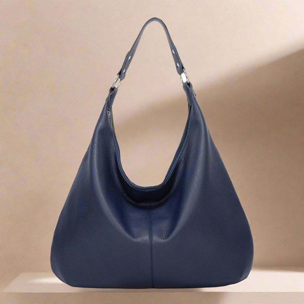 Alva™ | Simple large shoulder bag in solid color