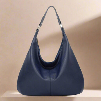 Alva™ | Simple large shoulder bag in solid color