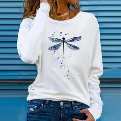 Emma™ | Comfortable long-sleeved top with round neck
