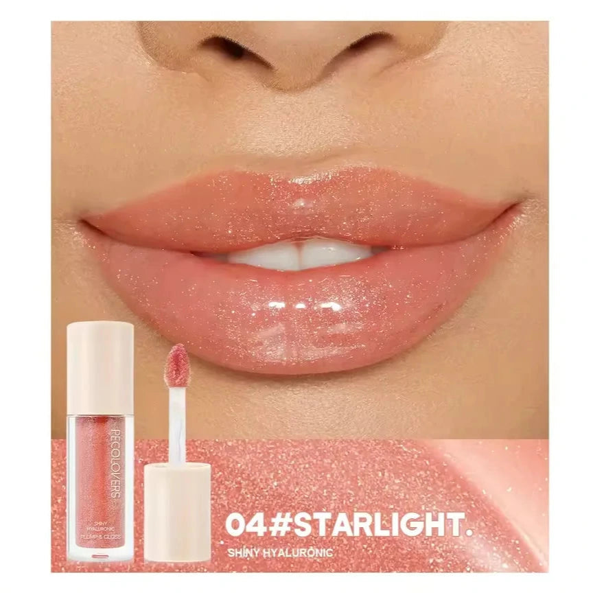 Transparenter Glanzlippenstift für strahlenden Glanz