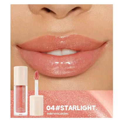 Transparenter Glanzlippenstift für strahlenden Glanz