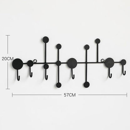 Minimalistische moderne Wandhaken für stilvolle Heimorganisation