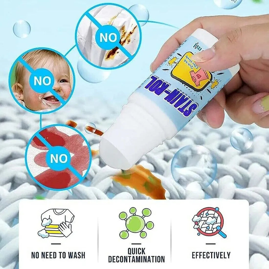 1+1 GRATIS | SpotlessEase™ – Kraftvoller Fleckenentferner für Kleidung [Letzter Tag Rabatt]