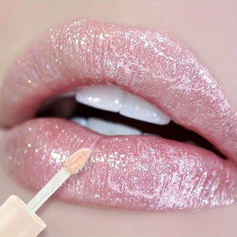 Transparenter Glanzlippenstift für strahlenden Glanz