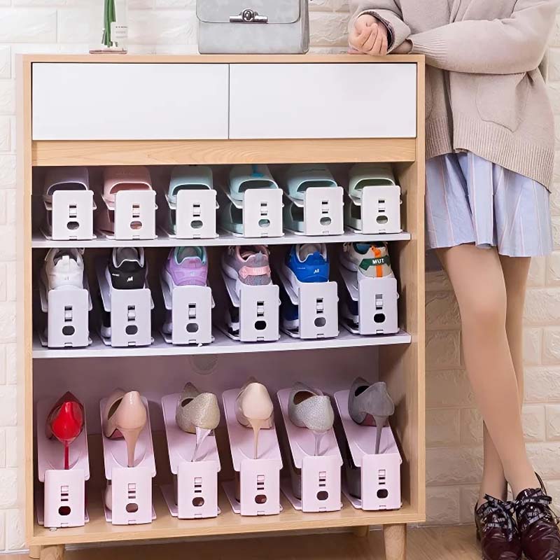 1+1 FREE | RackUp – Adjustable Double-Layer Shoe Rack [Last Day Discount]