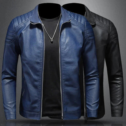 Lederlux™ | Men's Leather Jacket with Pockets | For Everyday Wear