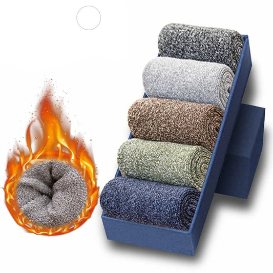 50% off | ThermoSocks™ – 5 pairs of thick wool thermal socks