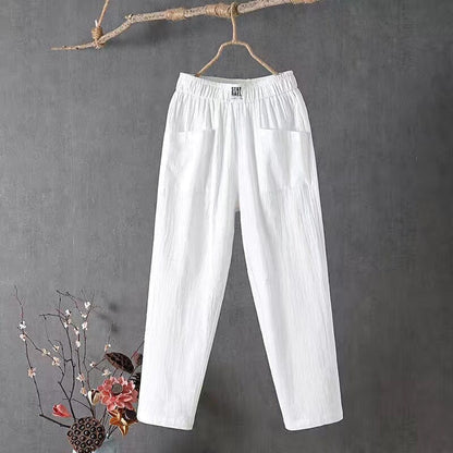 EcoEase™ | Cotton and linen casual pants!