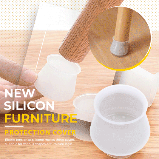 SwiftlyGlide™ | Silicone Table and Chair Leg Protectors [2+2 Free]