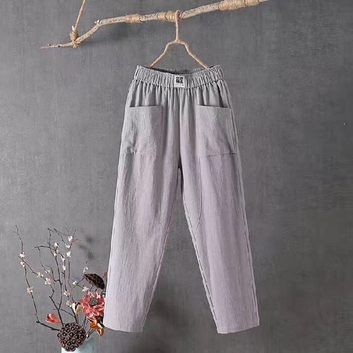 EcoEase™ | Cotton and linen casual pants!