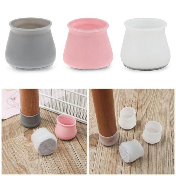 SwiftlyGlide™ | Silicone Table and Chair Leg Protectors [2+2 Free]
