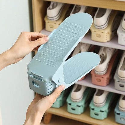 1+1 FREE | RackUp – Adjustable Double-Layer Shoe Rack [Last Day Discount]
