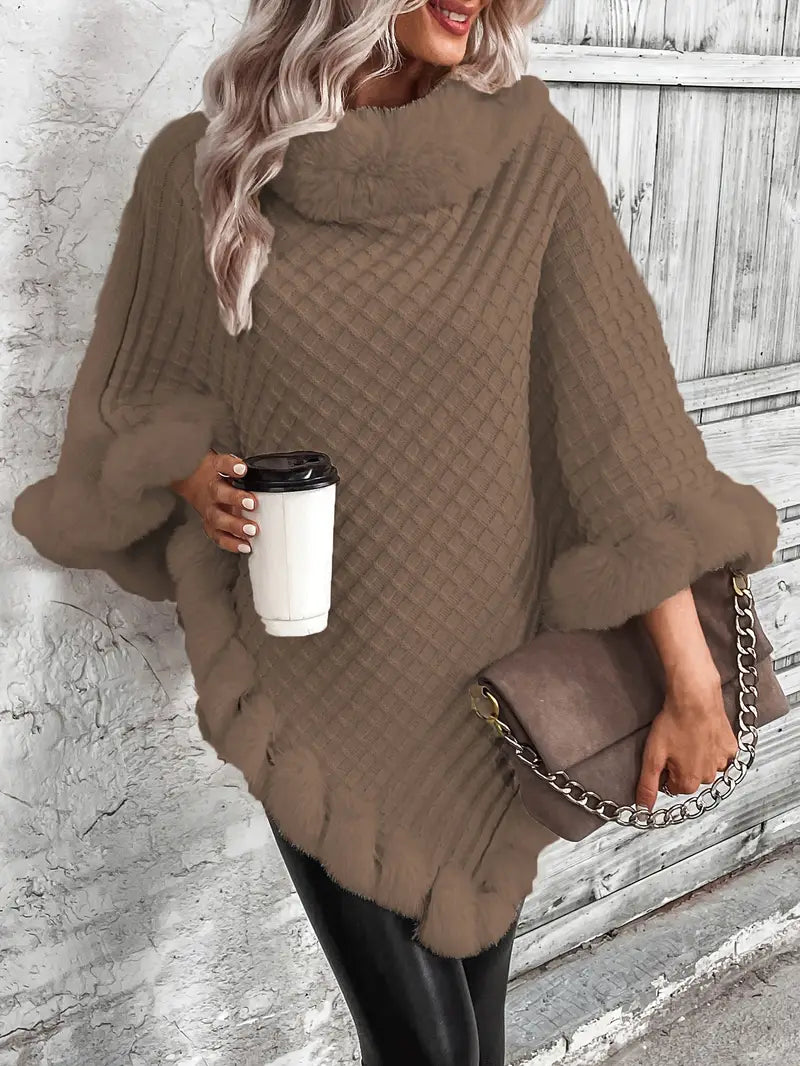 FurWarm™ - Luxurious Warm Sweater with Fur Trim