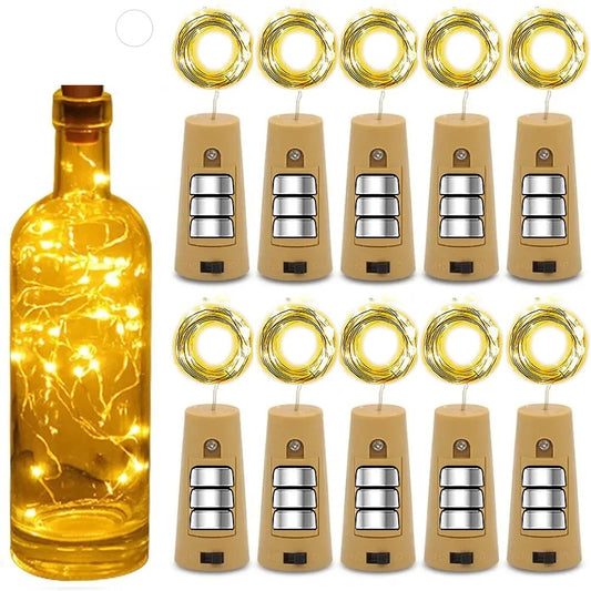 Snowstar™ – LED Bottle Cork String Lights | Holiday Collection
