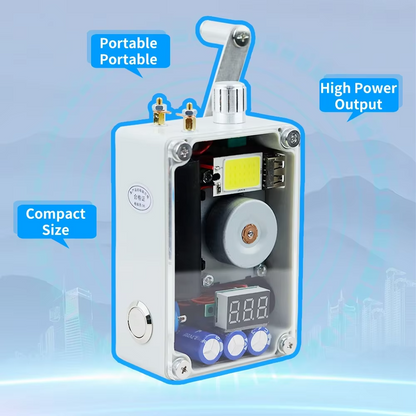 PowerPulse – Sofortige Beleuchtung und Handyaufladung überall, keine Batterien erforderlich