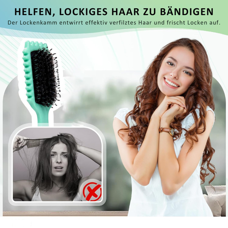 1+1 GRATIS | LuxeLocks™ - Entwirrbürste für definierte Wellen [Letzter Tag Rabatt]