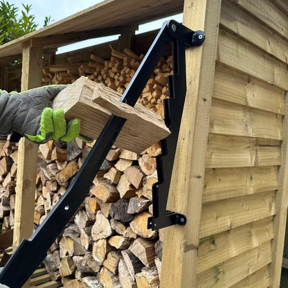 WoodSplitter™ – Wall-mounted log splitter 