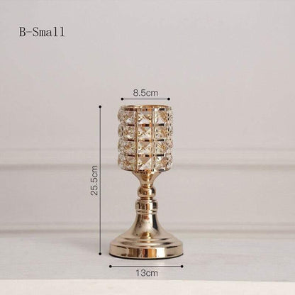 Vintage Metallkerzenhalter Mittelstück für elegante Dekoration