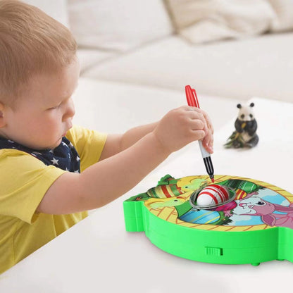 PlayCraft™ - DIY Kinderspaß Mazing-Ei-Drehbank Spielzeug