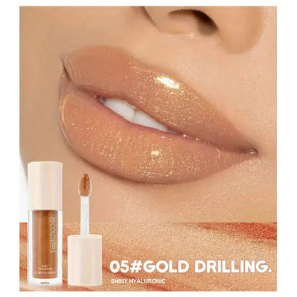 Transparenter Glanzlippenstift für strahlenden Glanz