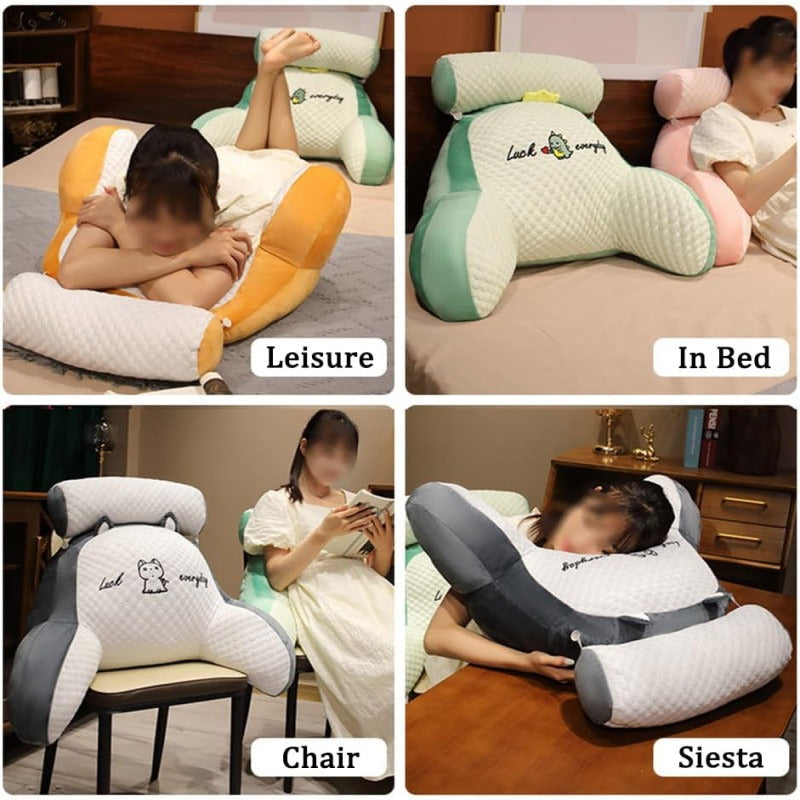 SupportHugger™ - Geformtes Lendenkissen für Komfort auf Sofa und Bett