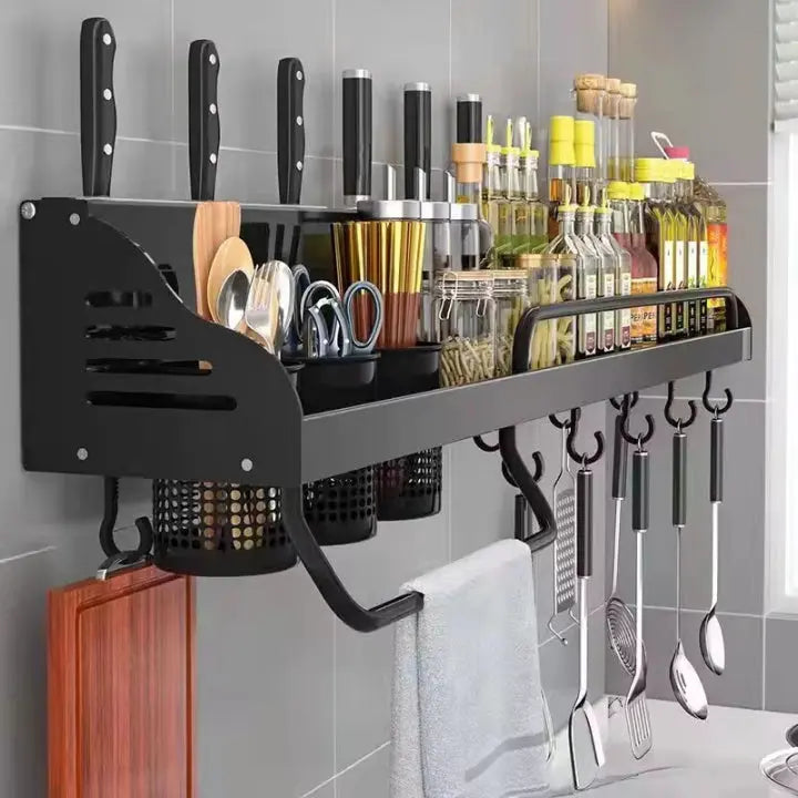 OrderlyNest™ - Küchen-Wandregal-Organizer