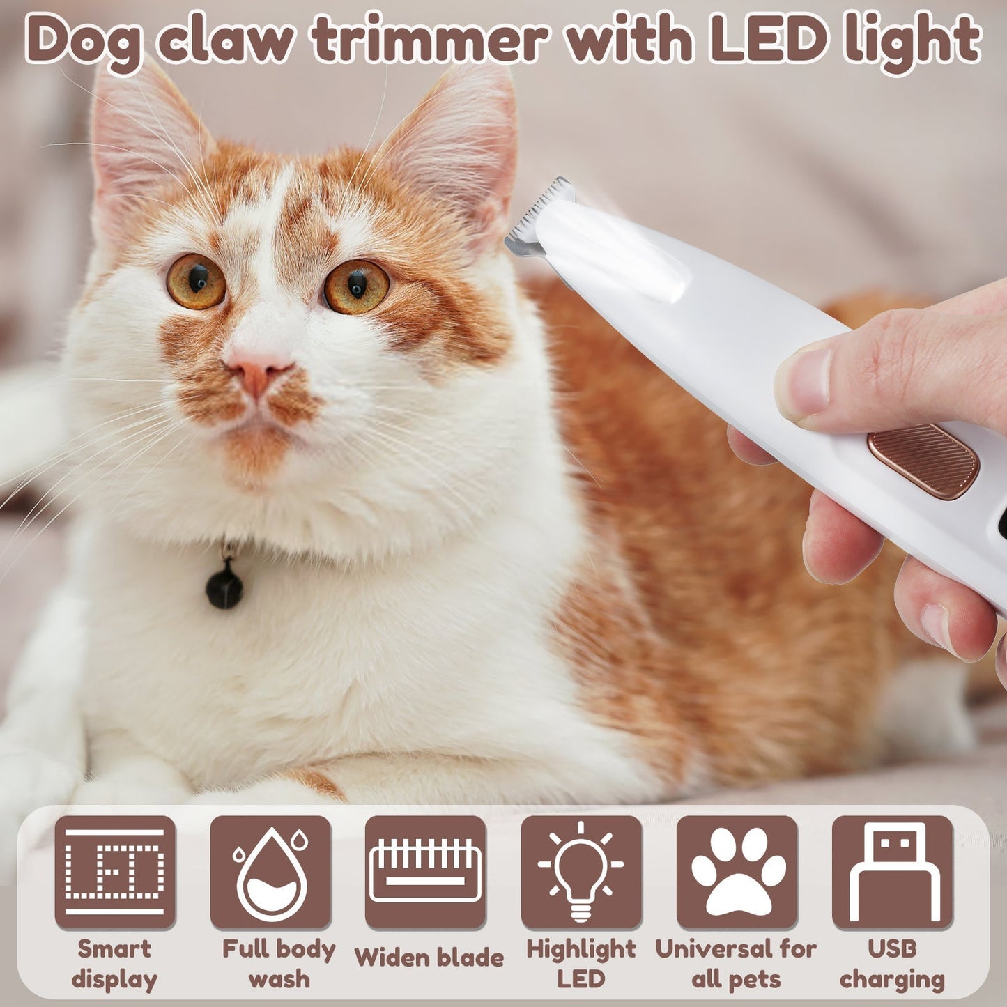 ShinePaws™ - LED Haustierpflege-Schermaschine