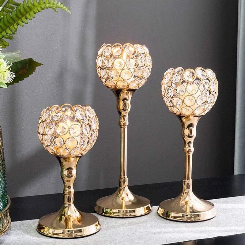 Vintage Metallkerzenhalter Mittelstück für elegante Dekoration