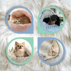 Kuscheliges Plüschbett für Hunde & Katzen