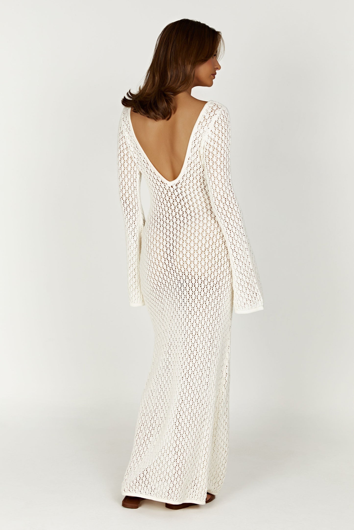 Lara™ | Sophisticated white dress 