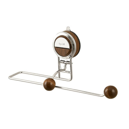 Eleganter, bohrfreier Küchenrollenhalter mit Saugnapf-Organizer