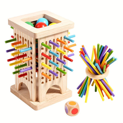 50% RABATT | Milos Zauberturm – Dreifach-Holzspielset [Letzter Tag Rabatt]