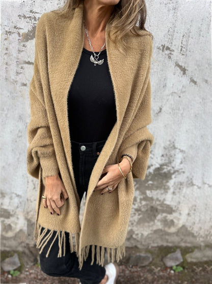 Torch | Trendy wrap sweater with long sleeves