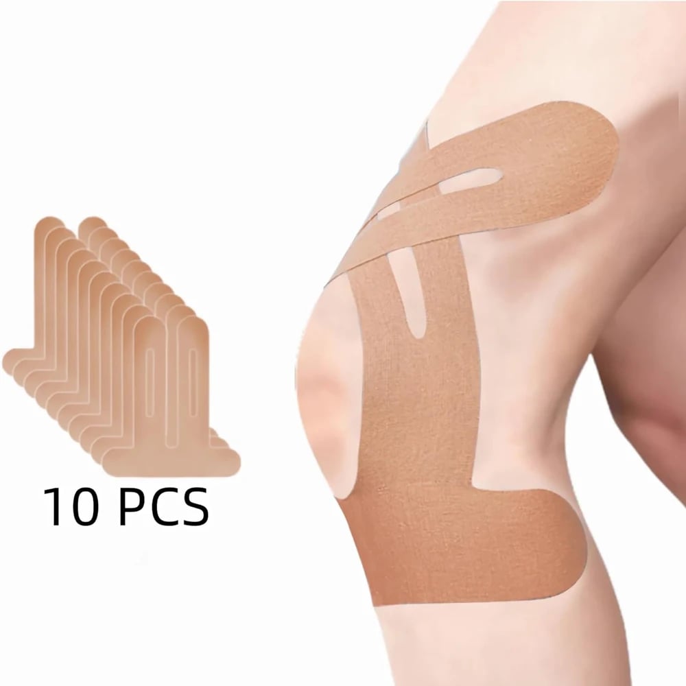 FlexiKnee™ - Vorgefertigte Kinesiologie-Streifen zur Schmerzlinderung und Bewegungsförderung