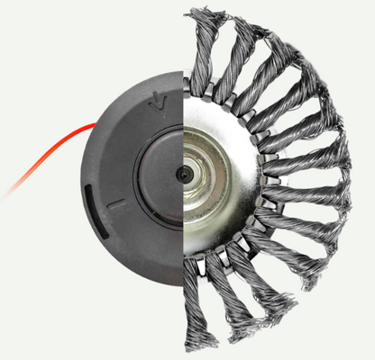 TrimmerBoss™ | Robust metal cutting head for grass trimmers