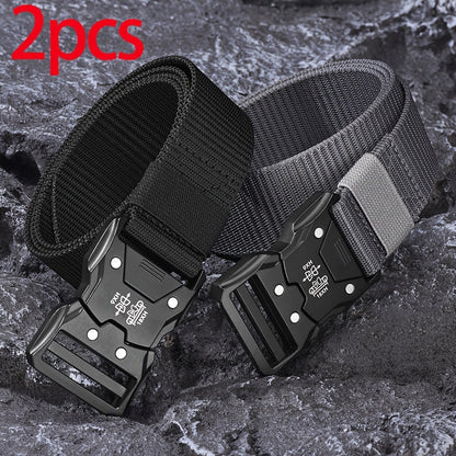 Robuster Unisex-Taktik-Nylon-Gürtel für Outdoor und den täglichen Gebrauch