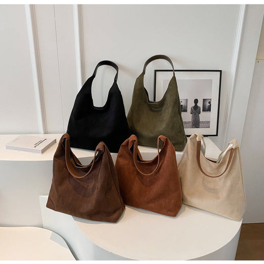 Freya™ | Soft suede shoulder bag