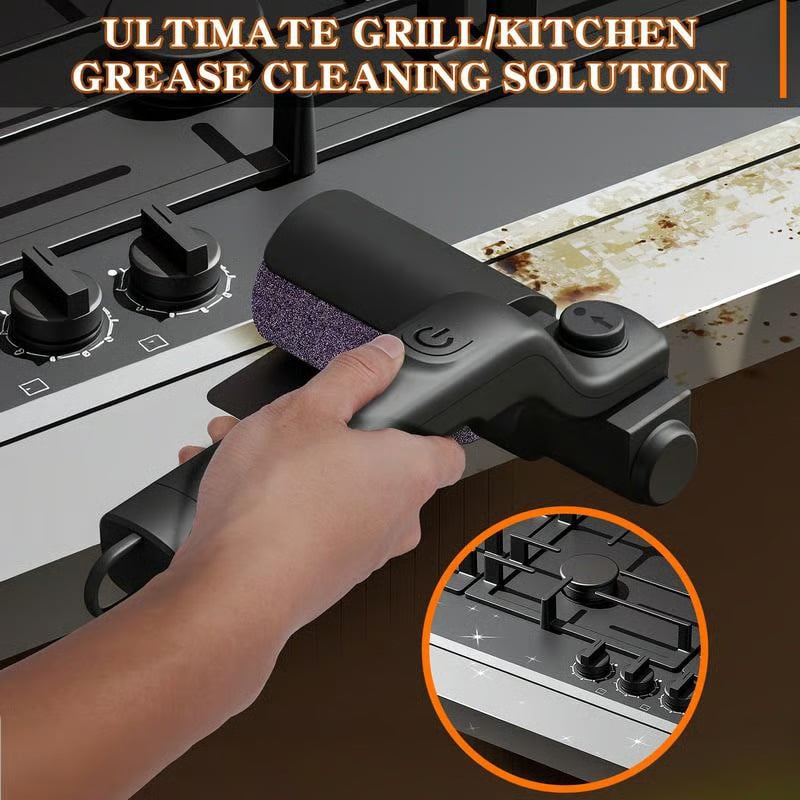 GrillPro™ - Kabellose elektrische BBQ-Bürste mit verstellbarem Winkel