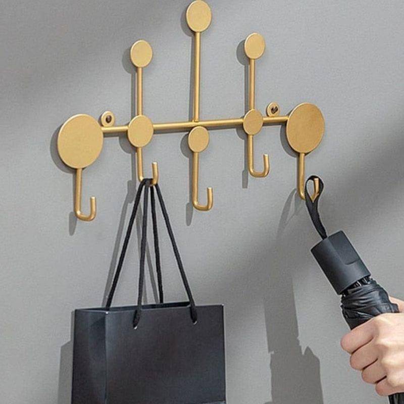 Minimalistische moderne Wandhaken für stilvolle Heimorganisation