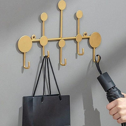 Minimalistische moderne Wandhaken für stilvolle Heimorganisation