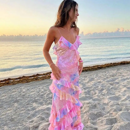 Rufflewear™ | Colorful summer dress with ruffles