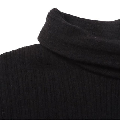 50% OFF | Sivora™ | Women's Ribbed Asymmetric Collar Knit Sweater [Rabat på sidste dag]