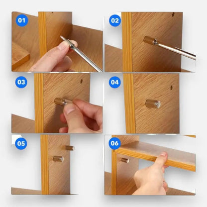 SteadyPin™ - Sofort einrastende Regalstabilisatoren