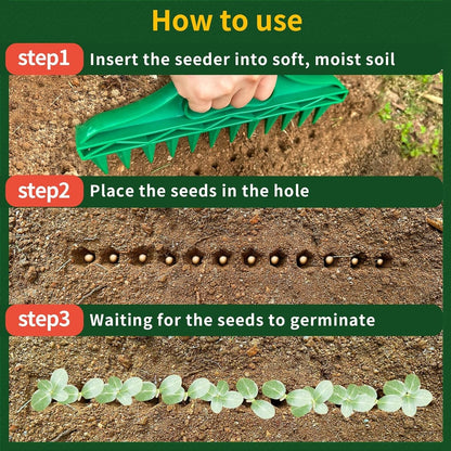 SeedAlign™ – Präzisions-Pflanzstöpsel für gleichmäßiges Aussäen im Garten