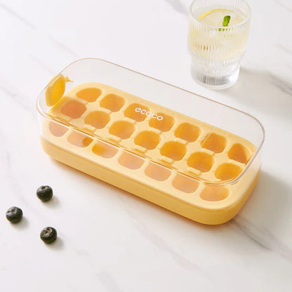 Flexible Silikon-Eiswürfelschalen für einfaches Eiswürfeln zu Hause