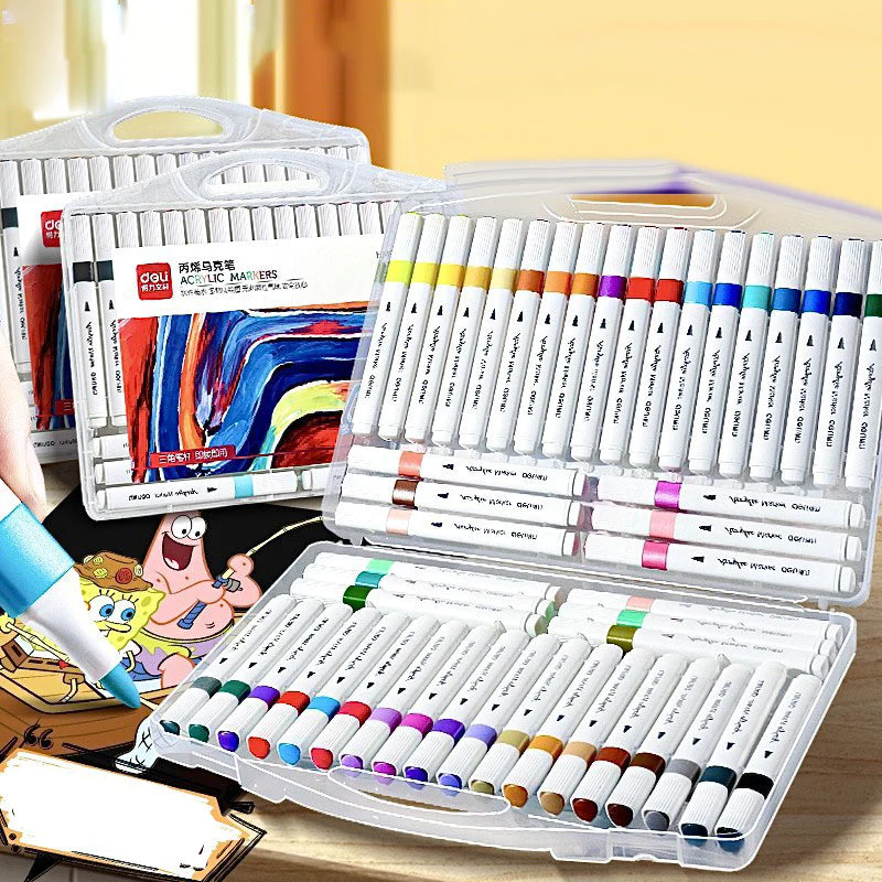 AcrylicMaster™ | 24-color acrylic marker set for vibrant artwork
