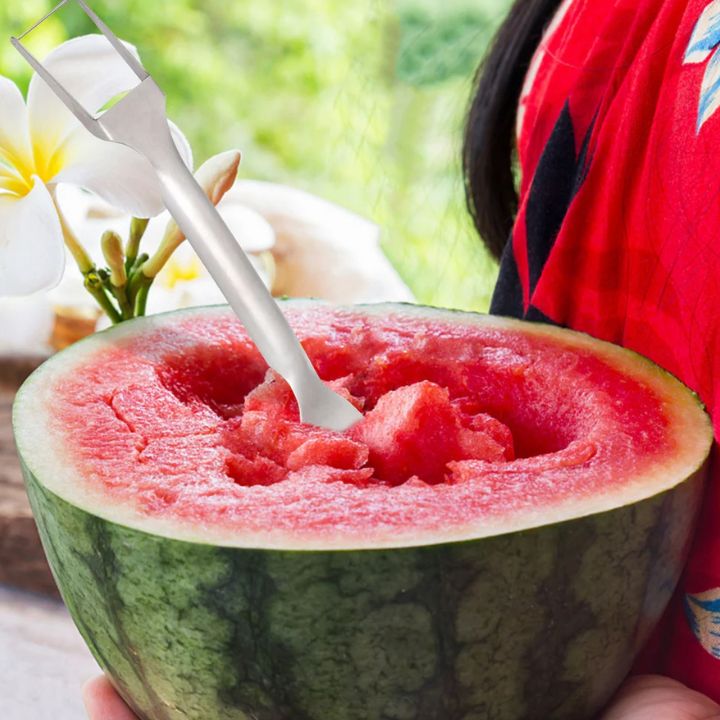 FruchtPro™ | 2-in-1 stainless steel fruit cutter