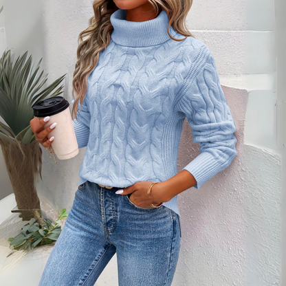 Hedda™ | Knitted turtleneck sweater
