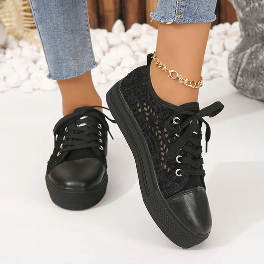 Vera™ | Women's Lace-Up Platform Sneakers
