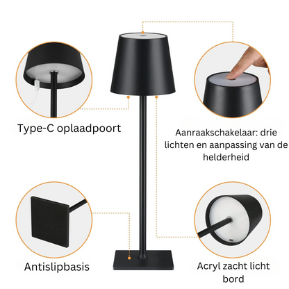 GlowTable™ | Wireless Rechargeable Table Lamp
